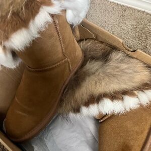 Brown Fur-Lined Boots